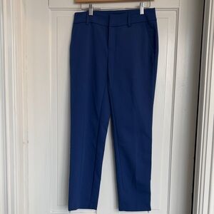 Roz & Ali Women’s Royal Blue Dress Pants with Zippered Bottoms Size 2